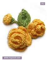 mypicot Knitted Flower